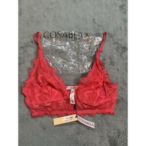 Cosabella Allure Lace Wireless Bralette L Rossa G Adjustable Strap